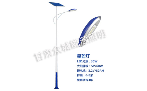 杂多太阳能路灯核心技术参数解读